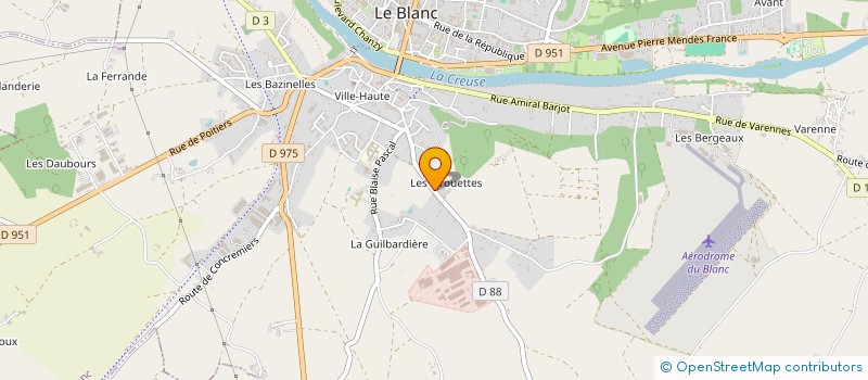 localisation de l'entreprise BRENNE TRIATHLON à LE BLANC