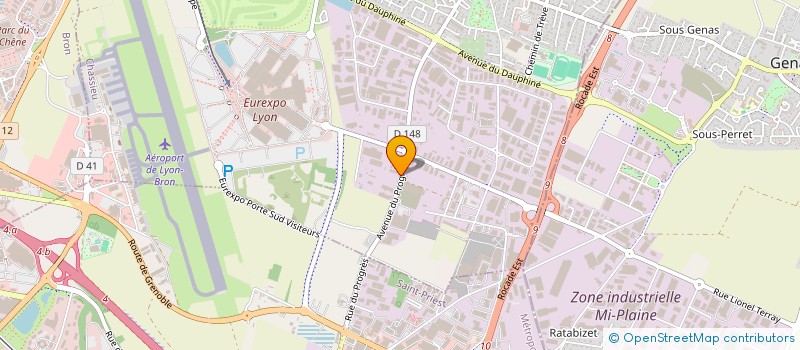 localisation de l'entreprise BRENNTAG SA  GENAS