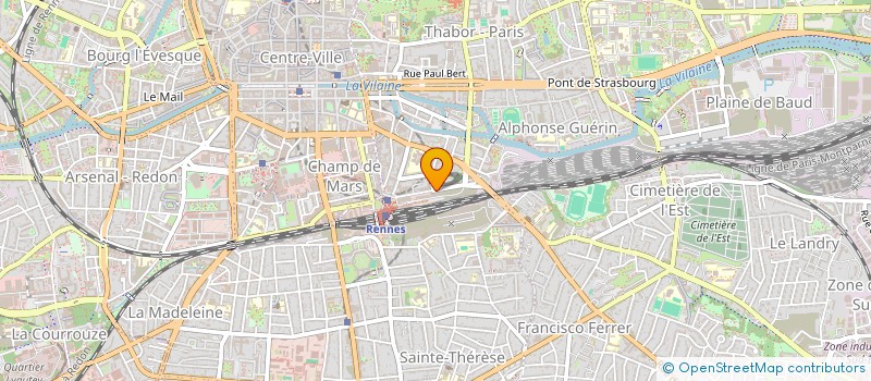 localisation de l'entreprise BRENOR  RENNES