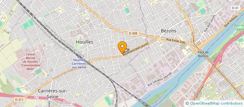 localisation de l'entreprise BRENOT AUTO  HOUILLES