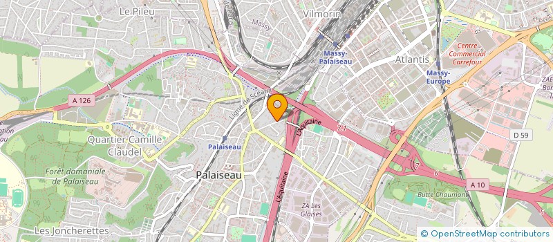 localisation de l'entreprise BRENT  PALAISEAU