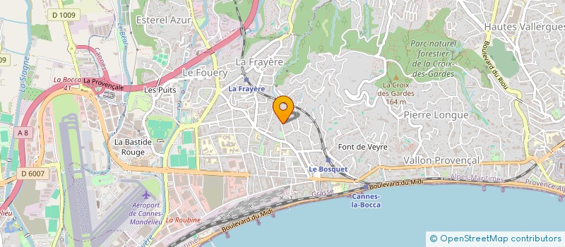 localisation de l'entreprise BRENT CONCEPT à CANNES
