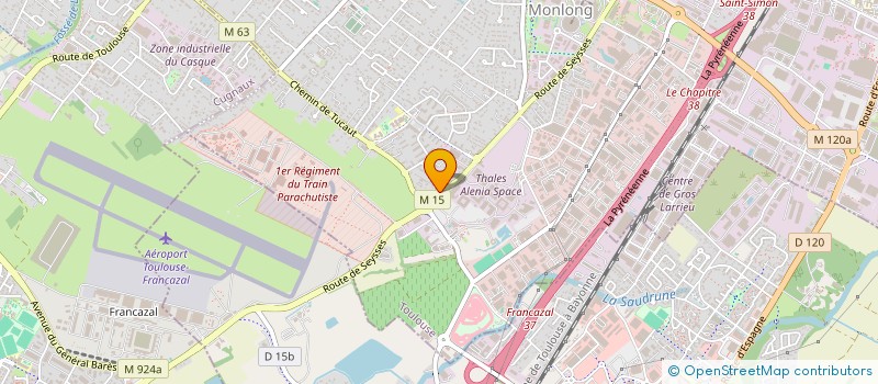 localisation de l'entreprise BRENTEGANI M ET A à TOULOUSE