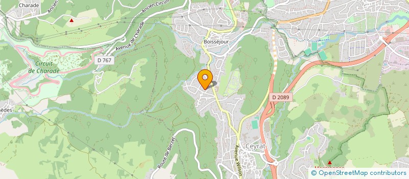 localisation de l'entreprise BRENUS CONSEIL à CEYRAT