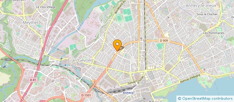 localisation de l'entreprise BREOGAN FINANCE à ANNECY