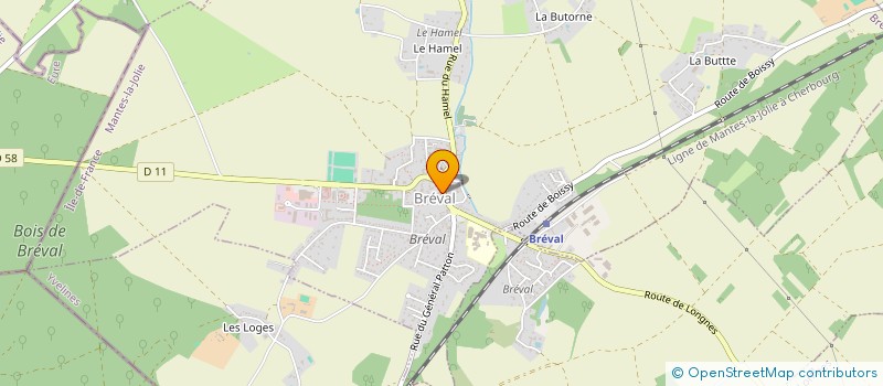 localisation de l'entreprise BREPHODIAVAL à BREVAL