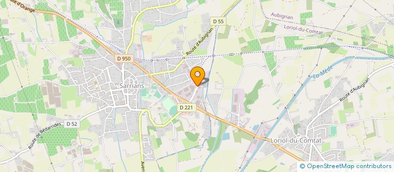 localisation de l'entreprise BRES PEINTURE à SARRIANS