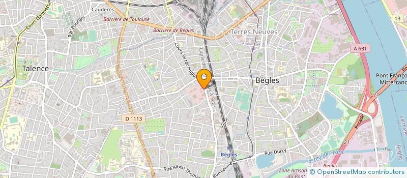localisation de l'entreprise BRESC ENERGIES à BEGLES