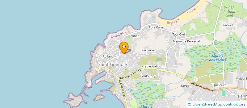 localisation de l'entreprise BRESCIANI BIGOUD'DREAM à PENMARCH