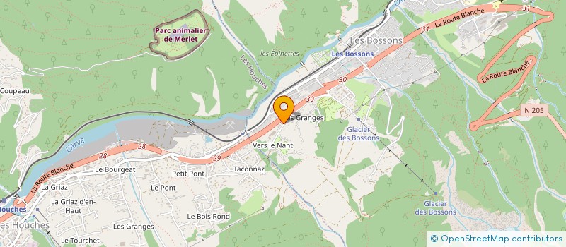 localisation de l'entreprise BRESCIANI FRERES  CHAMONIX-MONT-BLANC