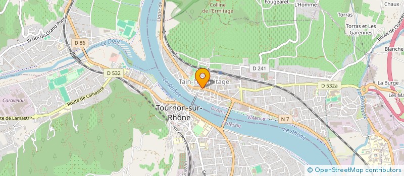 localisation de l'entreprise BRESIL 26  TAIN-L'HERMITAGE