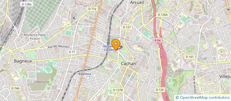 localisation de l'entreprise BRESIL EN SCENE BEC  CACHAN