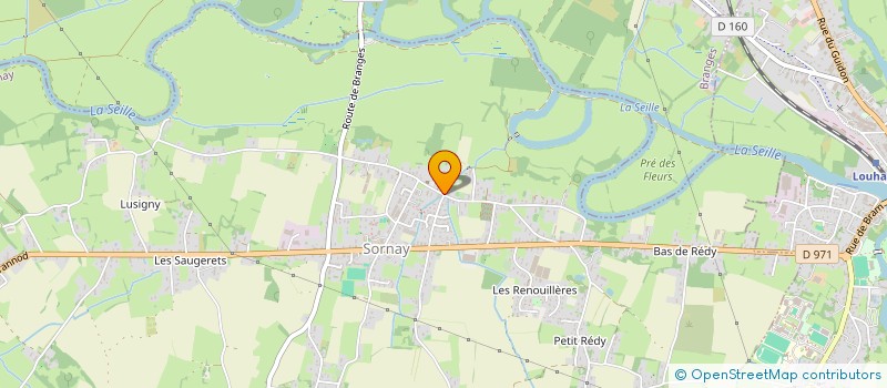 localisation de l'entreprise BRESSE à LOUHANS