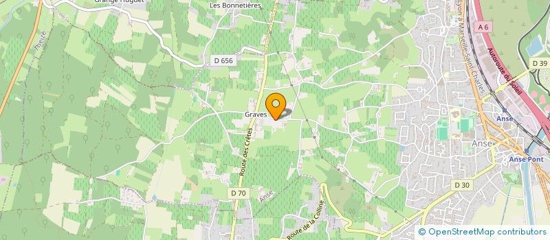 localisation de l'entreprise BRESSE AGRI  ANSE