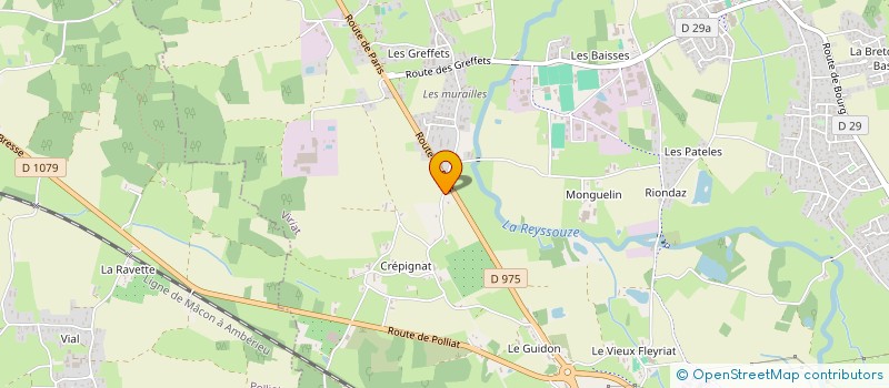 localisation de l'entreprise BRESSE BATI-CONFORT à VIRIAT