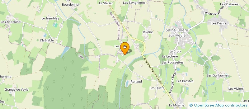 localisation de l'entreprise BRESSE BOIS CONSTRUCTION  SAINT-JULIEN-SUR-VEYLE