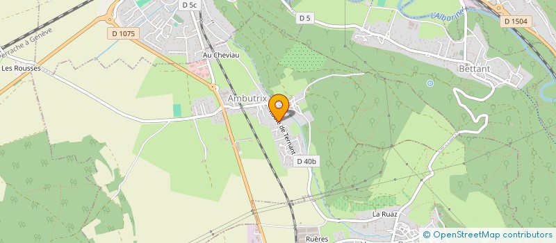 localisation de l'entreprise BRESSE BUGEY DOMBES DEUCHES à AMBUTRIX