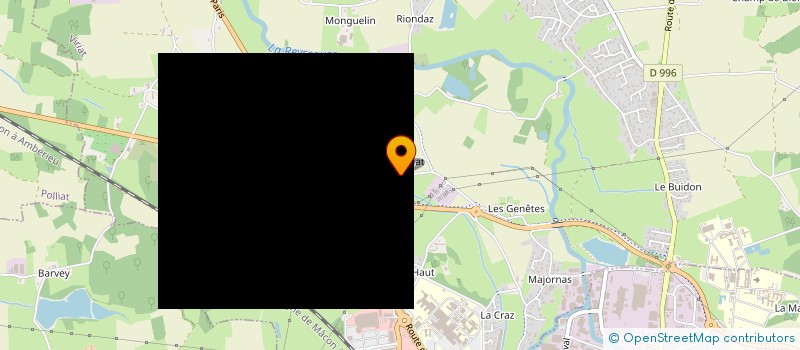 localisation de l'entreprise BRESSE BUGEY SQUASH à VIRIAT