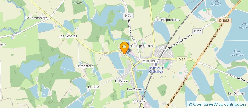 localisation de l'entreprise BRESSE-CAR.COM à MARLIEUX