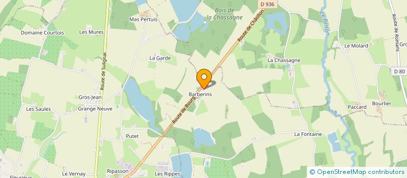 localisation de l'entreprise BRESSE COMPOST  ROMANS