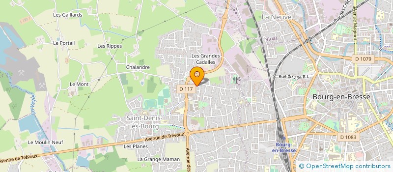 localisation de l'entreprise BRESSE FERMETURES à SAINT-DENIS-LES-BOURG