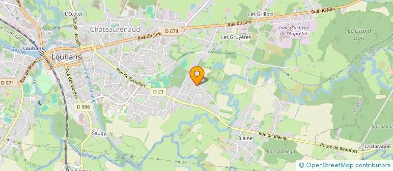 localisation de l'entreprise BRESSE INVESTISSEMENT à LOUHANS