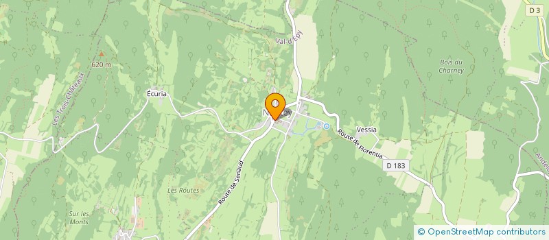 localisation de l'entreprise BRESSE JURA AGRI à VAL-D'EPY