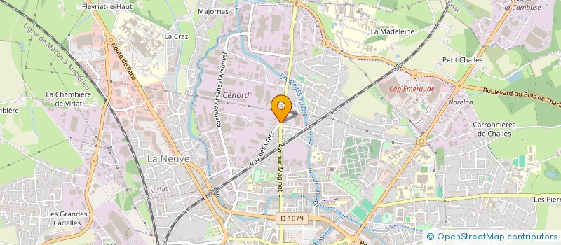 localisation de l'entreprise BRESSE LOCATION SARL à BOURG-EN-BRESSE