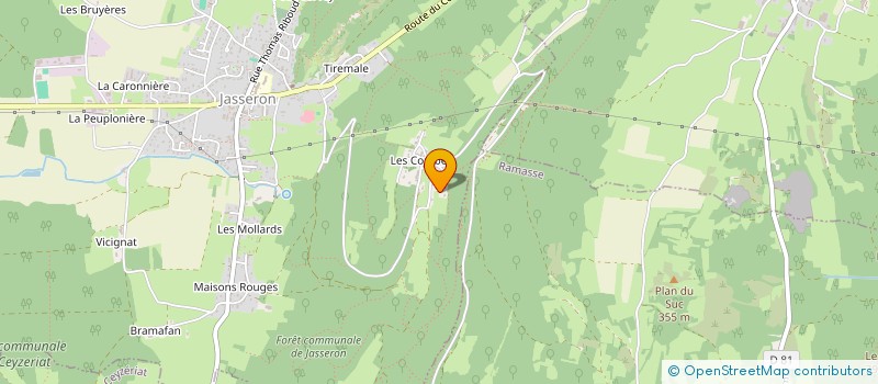 localisation de l'entreprise BRESSE MOD'AILES à JASSERON