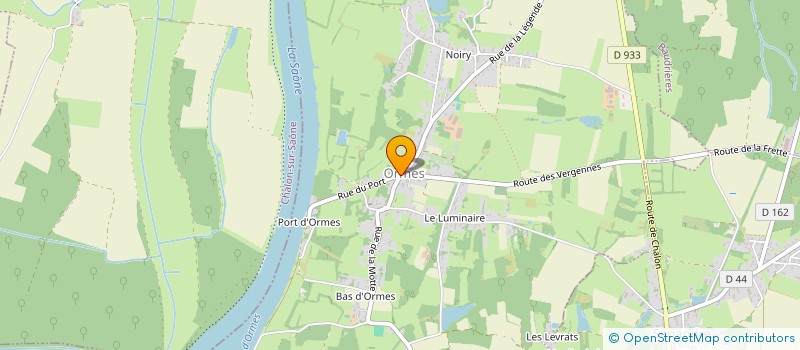 localisation de l'entreprise BRESSE ORMES PETANQUE à ORMES