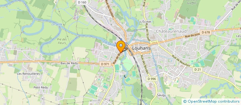 localisation de l'entreprise BRESSE PIZZA SARL à LOUHANS