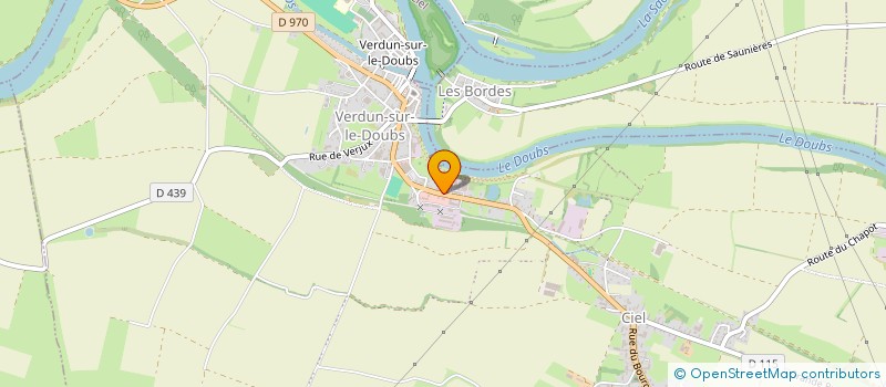 localisation de l'entreprise BRESSE POP à VERDUN-SUR-LE-DOUBS