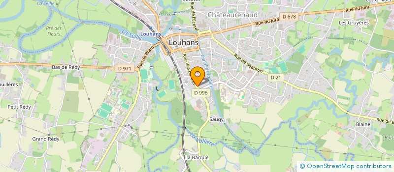 localisation de l'entreprise BRESSE ROLLER à LOUHANS