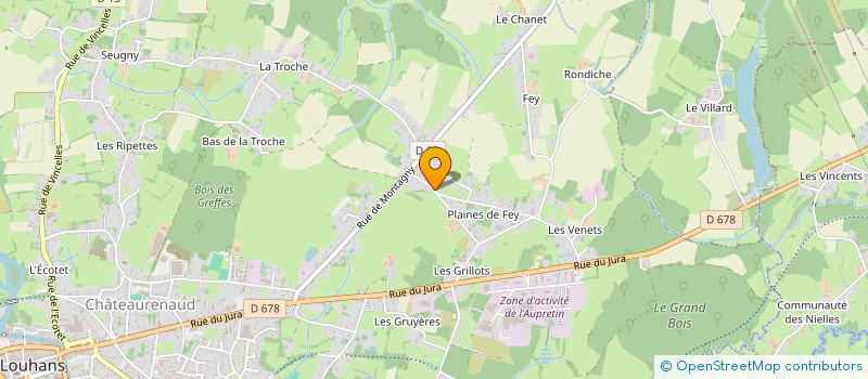 localisation de l'entreprise BRESSE ROUTE à LOUHANS