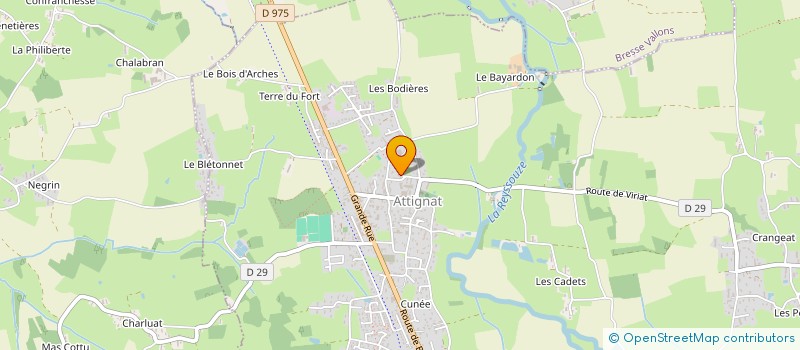 localisation de l'entreprise BRESSE SERVICES à JAYAT