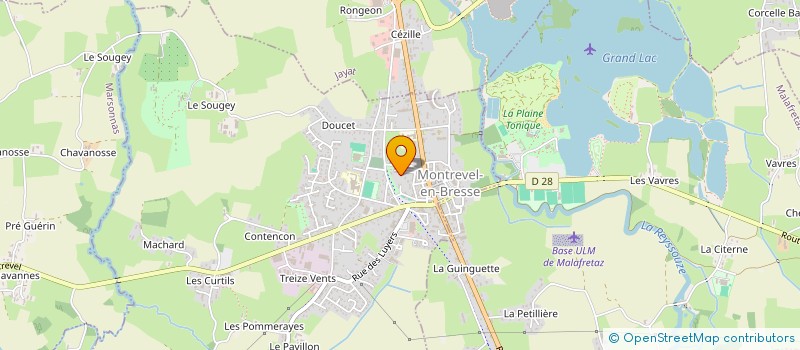 localisation de l'entreprise BRESSE SOLIDARITES à MONTREVEL-EN-BRESSE
