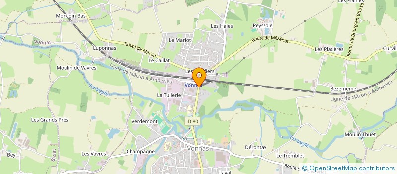 localisation de l'entreprise BRESSE SOUDURES  VONNAS