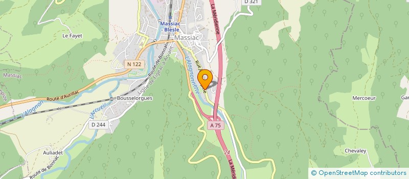localisation de l'entreprise BRESSIMMO à MASSIAC