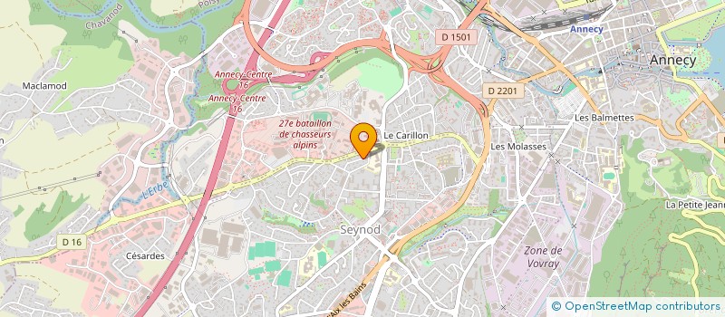 localisation de l'entreprise BRESSIS ELEC à ANNECY