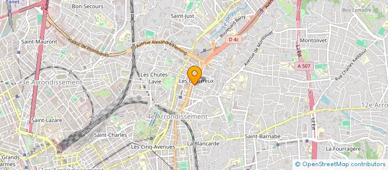 localisation de l'entreprise BRESSO à MARSEILLE
