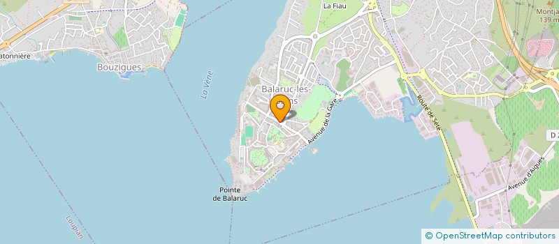 localisation de l'entreprise BRESSON IMMOBILIER  BALARUC-LES-BAINS