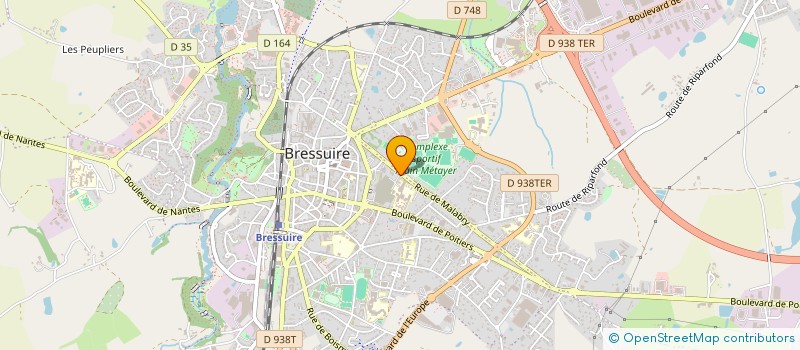 localisation de l'entreprise BRESSUIRE JARDINS SARL à BRESSUIRE
