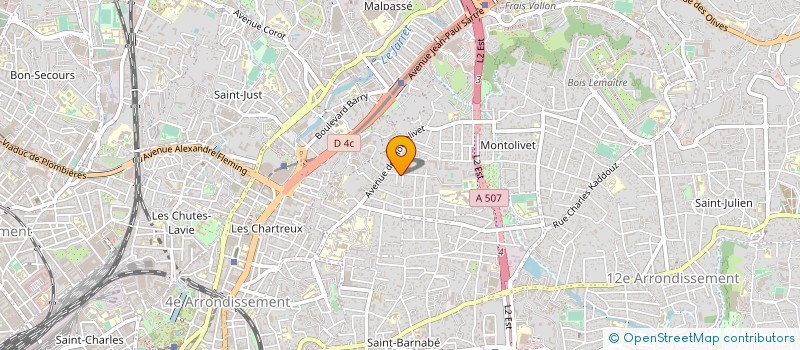 localisation de l'entreprise BRESSY IMMOBILIER à MARSEILLE