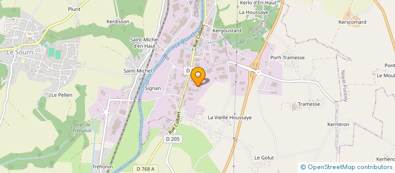 localisation de l'entreprise BREST 2000 à SAINT-THURIAU