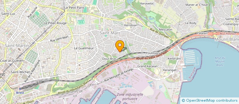 localisation de l'entreprise BREST à BREST