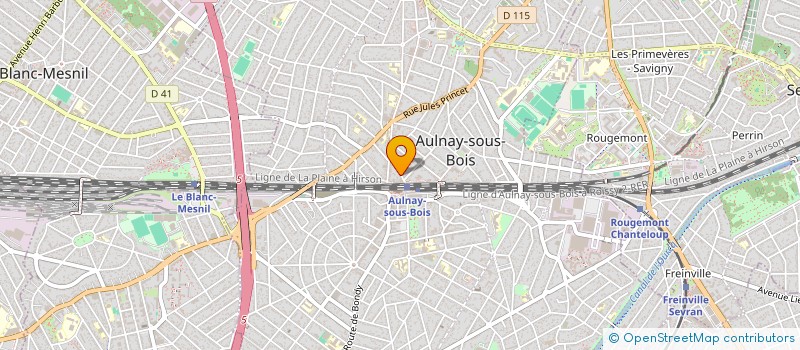 localisation de l'entreprise BREST - BATIMENT à AULNAY-SOUS-BOIS