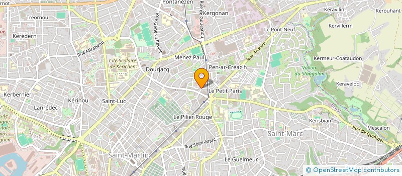 localisation de l'entreprise BREST BRETAGNE VTC à BREST
