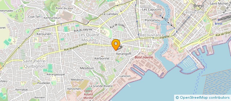 localisation de l'entreprise BREST CLIMAT FROID à BREST