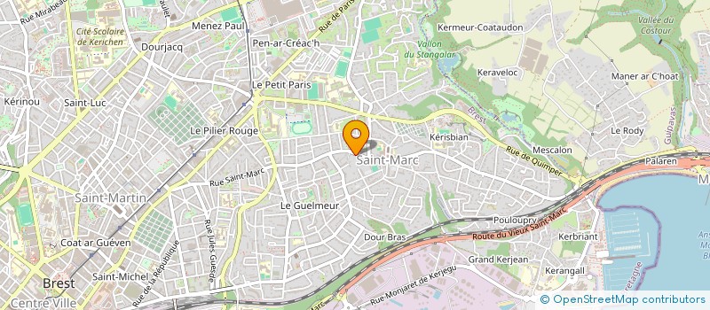 localisation de l'entreprise BREST EN BULLE à BREST