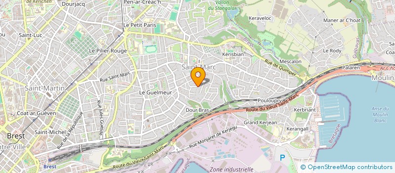 localisation de l'entreprise BREST ENERGIE CITOYENNE à BREST